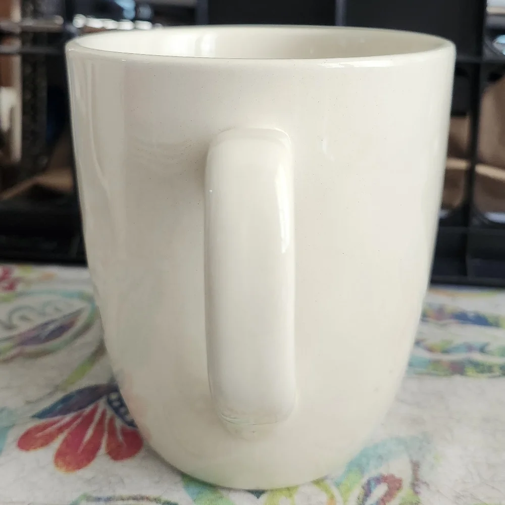 Rae Dunn Festive On Vixen Reindeer Mug - Cream - Picture 7 of 8